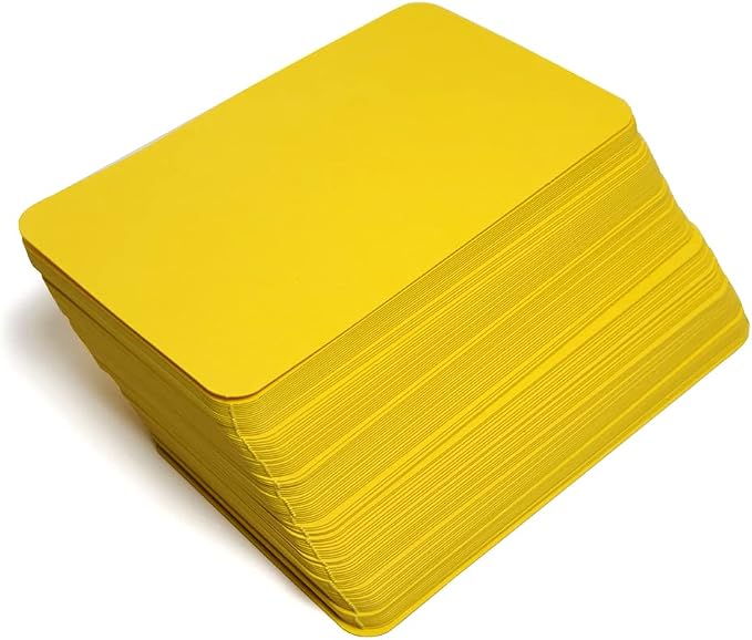 PPAPPAPPIYO 3.5x2 rounded corner index cards180gsm Thick Cardstock, Blank - Image 4