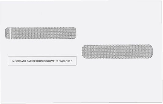 NextDayLabels - W-2 Tax Forms Double Window Security Envelopes by NextDayLabels