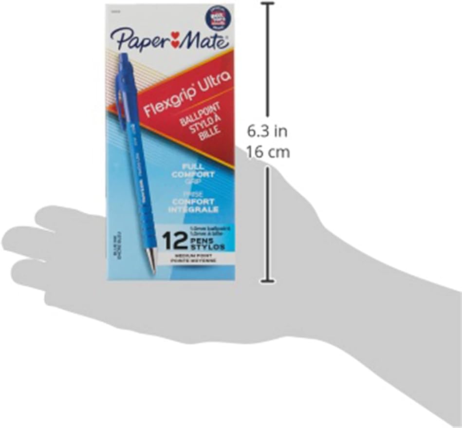 Paper Mate FlexGrip Ultra Retractable Ballpoint Pens, Medium Point, Teacher - Image 3