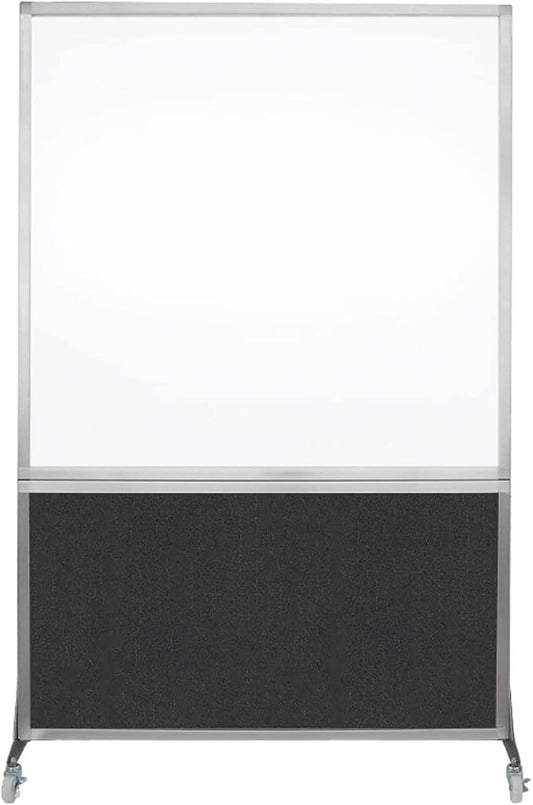 DivideWrite Mobile Whiteboard | Double Sided Dry Erase Board | Portable Office by VERSARE