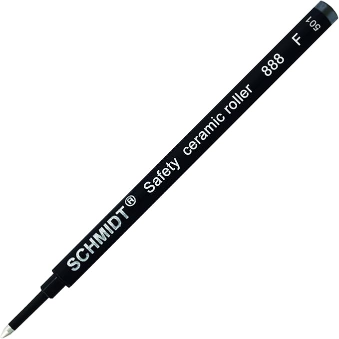 4 Pack - Schmidt 888 Black Fine Rollerball Refill - Image 2