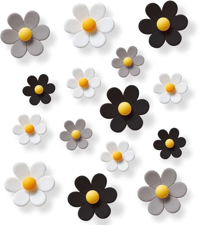 16 pcs - Cute Flower Magnet, Gothic Magnet by KEYDUACU