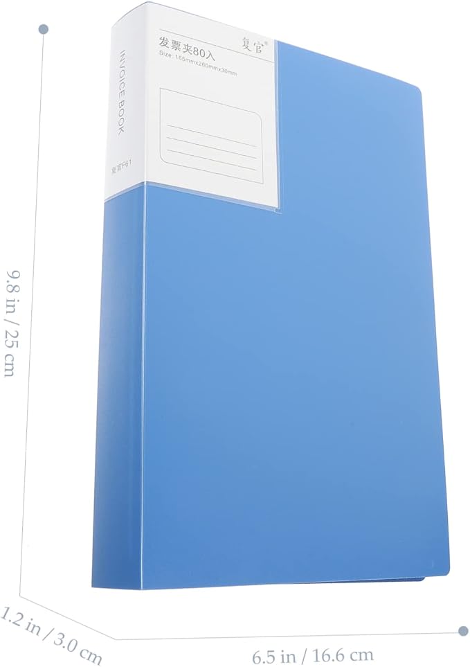 DOITOOL Heavy-Duty Business Check Binder Receipt Folder Organizer Invoice - Image 5
