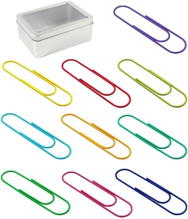 OWLFAVO 40pcs 4 inch Super Jumbo Paper Clips by OWLFAVO