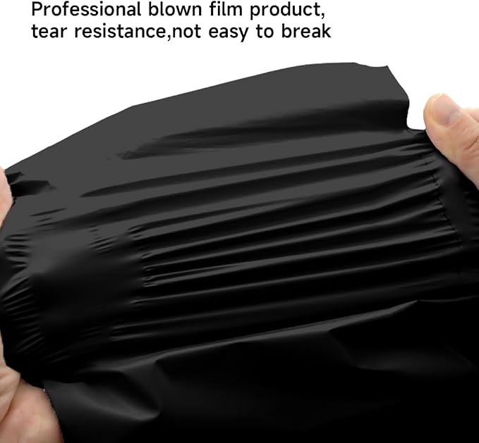 Poly Mailers 14.5x19-10 Pcs Bulk Shipping Bags Shipping Envelopes Black - Image 4