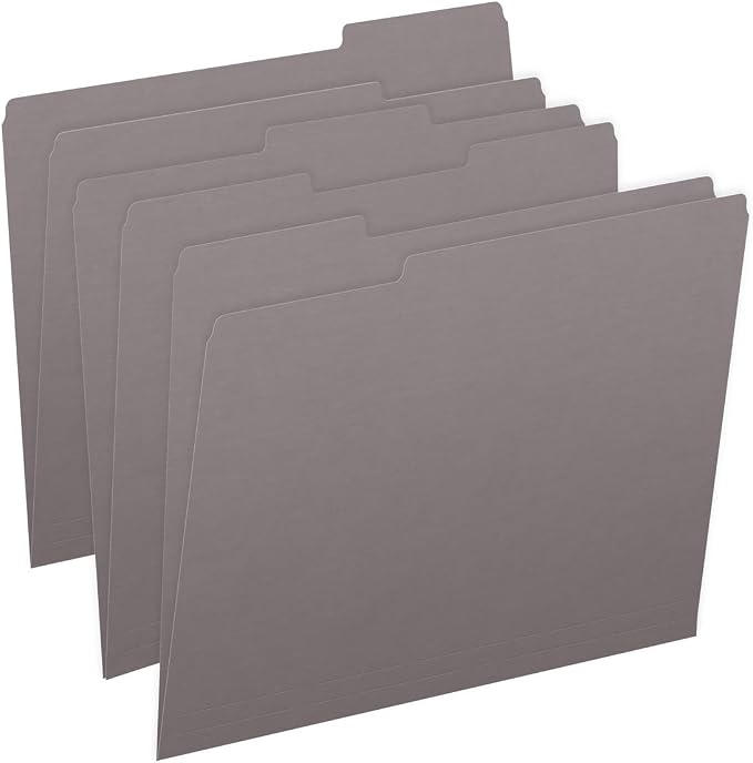 Ecom Folders Top Tab File Folders | Letter Size 11 Pt Stock by Ecom+Folders