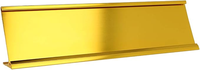 ExcelMark 2"x 8"Aluminum Name Plate Holder by ExcelMark