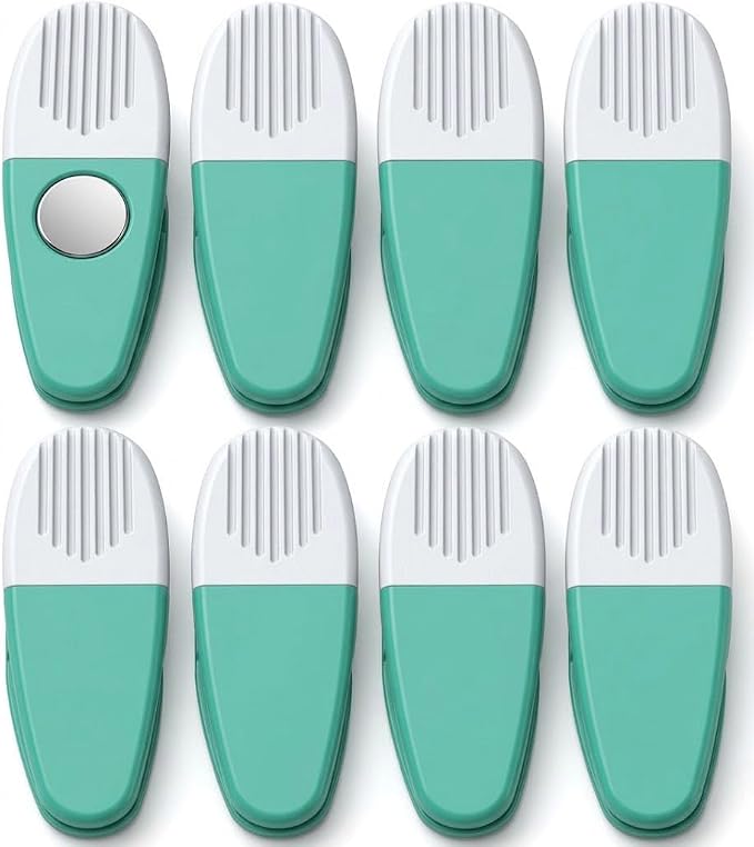 Thick Plastic Clips with Neodymium Magnet by VIPHomeEssentials