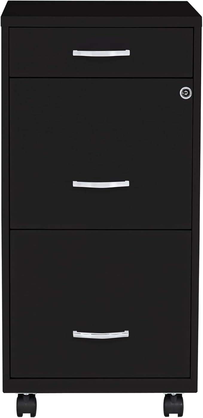 Lorell LYS SOHO Box/File/File 3-Drawer Mobile File Cabinet - Image 4