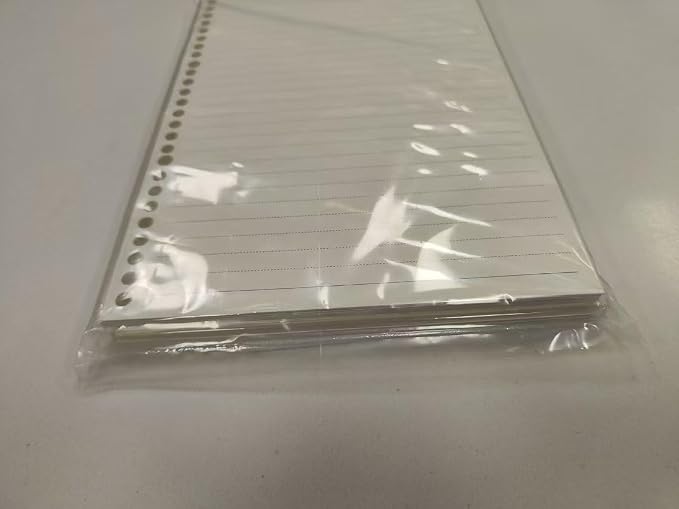 2 Pack A6 6 Holes Page Marker Ruler Plastic Binder Ruler Divider Ruler - Image 6