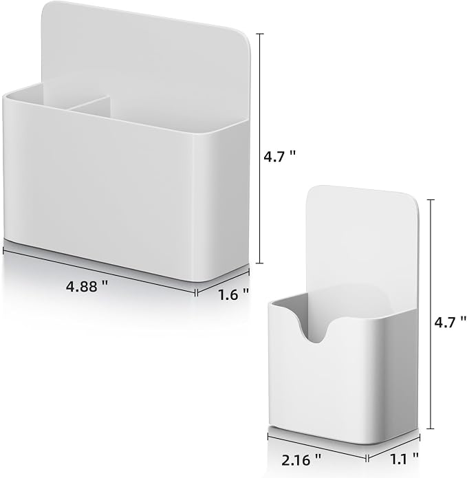 Marbrasse Magnetic Dry Erase Marker Holder, Pen and Eraser Holder - Image 4