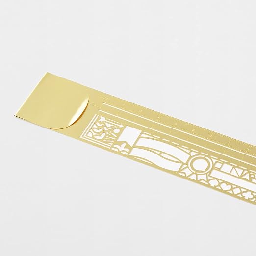 Designphil Midori Ruler, Clip Ruler, Decorative Ruled Pattern A, 5.5 Inches - Image 6
