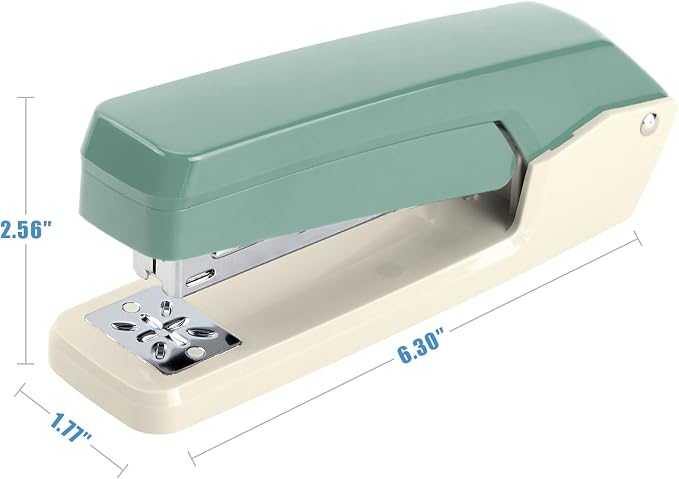 Deli/EZWORK Swing-Arm Swivel Stapler, 25 Sheets Capacity, 360 Degree Rotate - Image 6