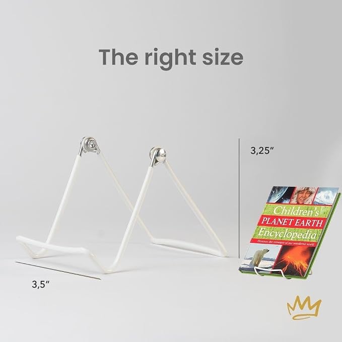 KINGDOM SOLUTIONS MADE IN USA 2-Pack Adjustable White Metal Easels - Image 4