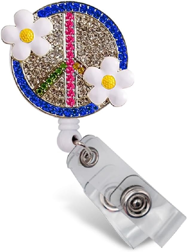 Outside the Box Sparkle and Shine Novelty Retractable Badge Reel ID Holder by Unknown