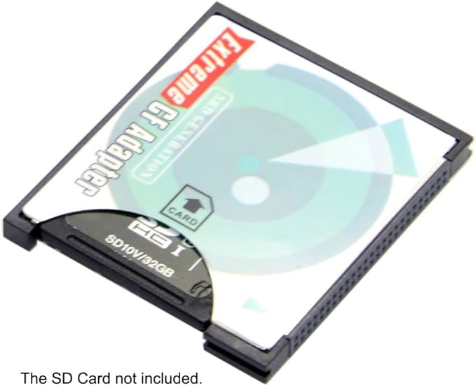 Chenyang SD SDHC SDXC to CF Compact Flash Memory Card Adapter Reader Type I - Image 6