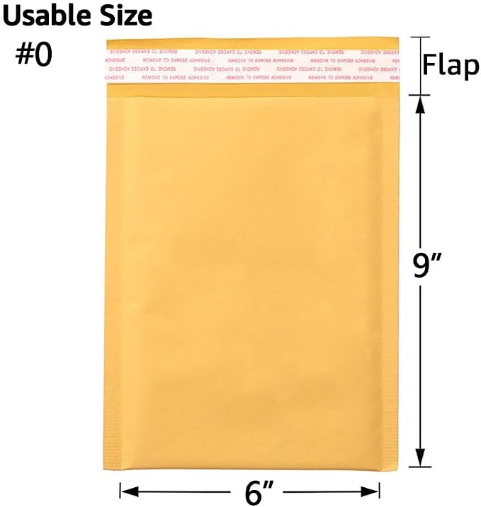 Kraft Bubble Mailers Shipping Mailing Packing Padded Envelopes #0 - Image 4