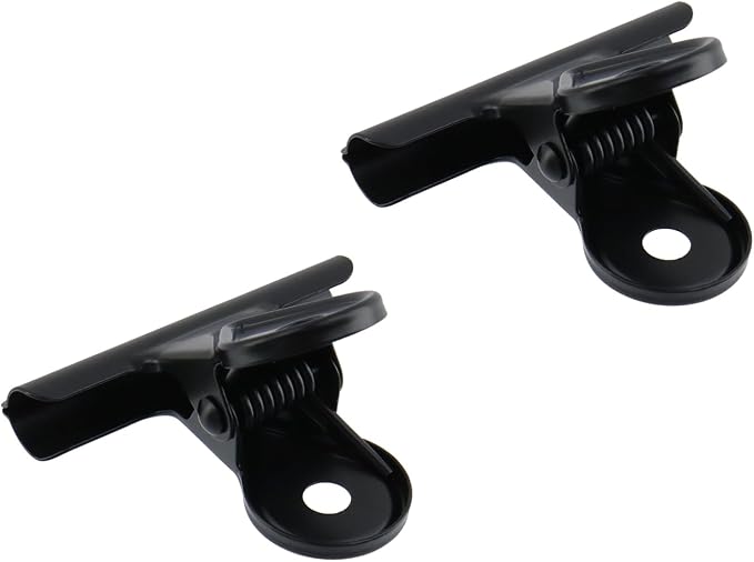 Xiaoyztan Mini Clips, 40mm Wide Metal Black Bulldog Clips Paper Clip Binder - Image 3