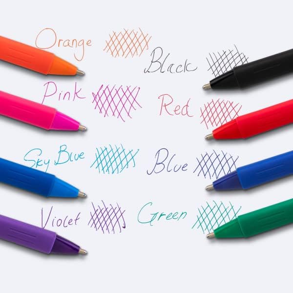Pentel Wow! Retractable Ballpoint Pen, Bold Line, 8 Pack - Image 2