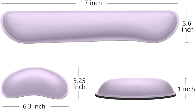 Dapesuom Enlarge Keyboard Wrist Rest, Memory Foam Wrist Cushion - Image 5