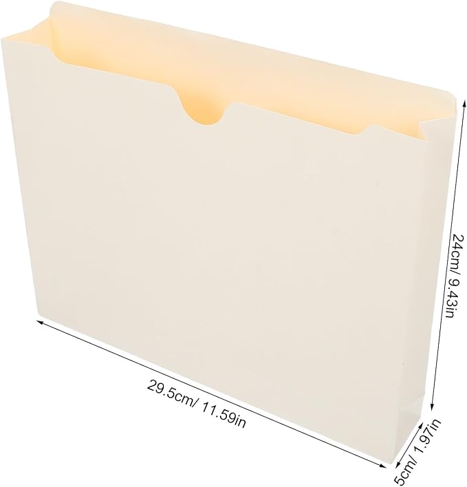 10pcs Manila Filing Folders A4 Size File Folders - Image 2