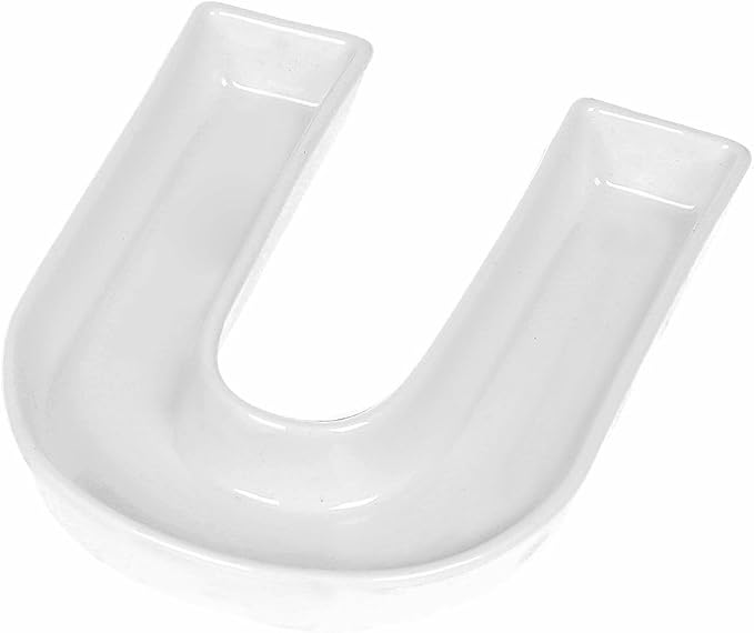 Coffeezone Small Porcelain Letter Dish & Plates by Coffeezone