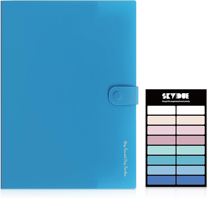 SKYDUE 7-Pocket Expanding File Folder, Professional Accordion Document Organizer - Image 2