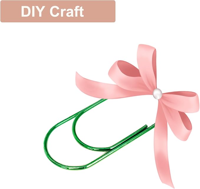 Green Large Paper Clips - Image 3