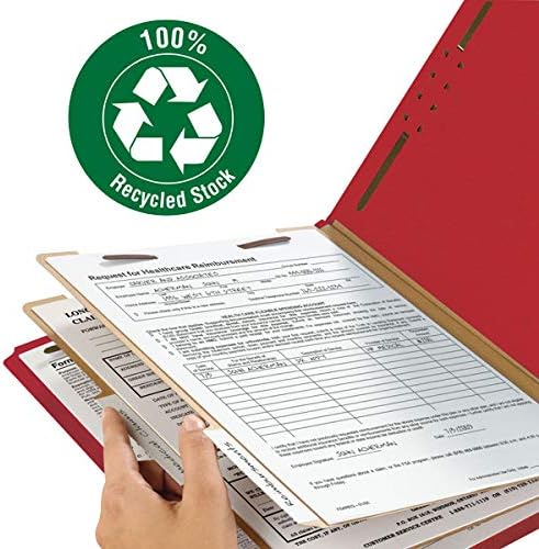 Smead Value Filing 100% Recycled Pressboard Classification File Folder - Image 4