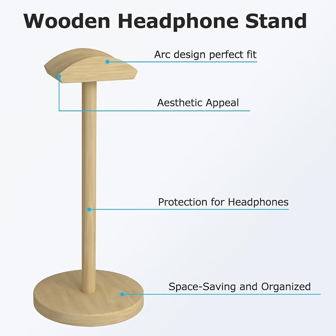 Headphone for Desk Hanger Holder Organizer Keeper Racks Storage Mount Gaming - Image 2
