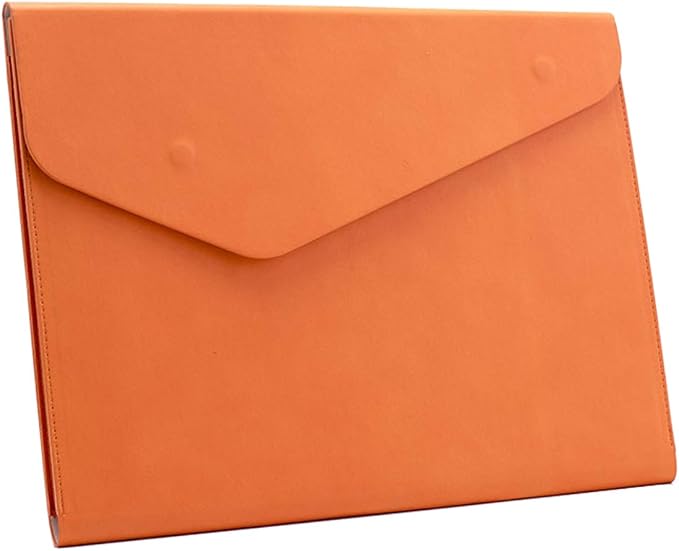PU Leather A4 File Folder Document Holder Waterproof Portfolio Envelope Folder by enyuwlcm