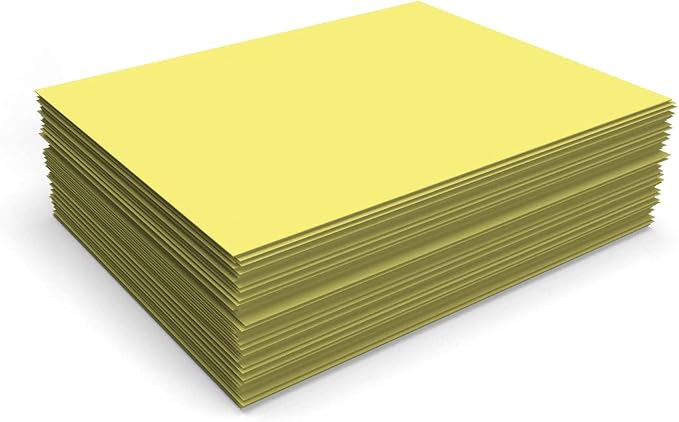 LUXPaper 8.5" x 11" Paper | Letter Size | Pastel Canary Yellow | 60lb. Text | 1 - Image 4