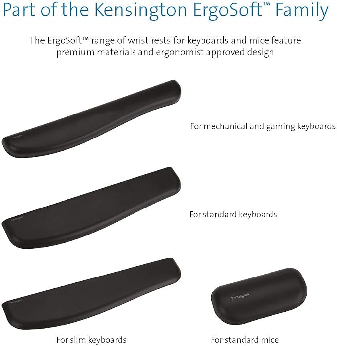 Kensington ErgoSoft Wrist Rest for Slim Keyboards - Image 6