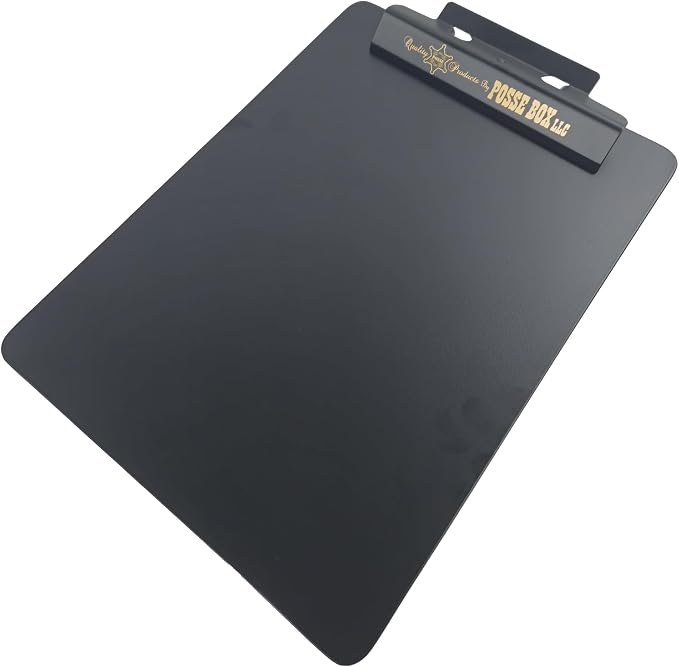 Posse Box - Flat Clipboard Letter-Sized LR-125-PCBla · Black Powder-Coat · - Image 4
