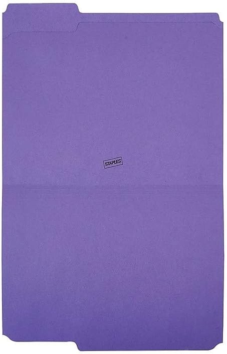 Staples Reinforced File Folders, Letter Size, 3‑Tab Design, Heavy‑Duty - Image 5