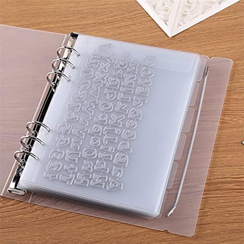 CYFUN DESIGN 10 Sheet Binder Pockets Sleeves Bags A5 Size 6 Hole Binder Folder - Image 7