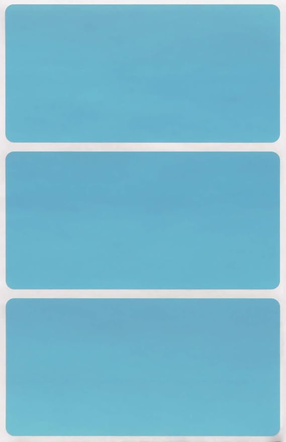 Royal Green Rectangular Stickers Color-Coding Labels by RoyalGreen