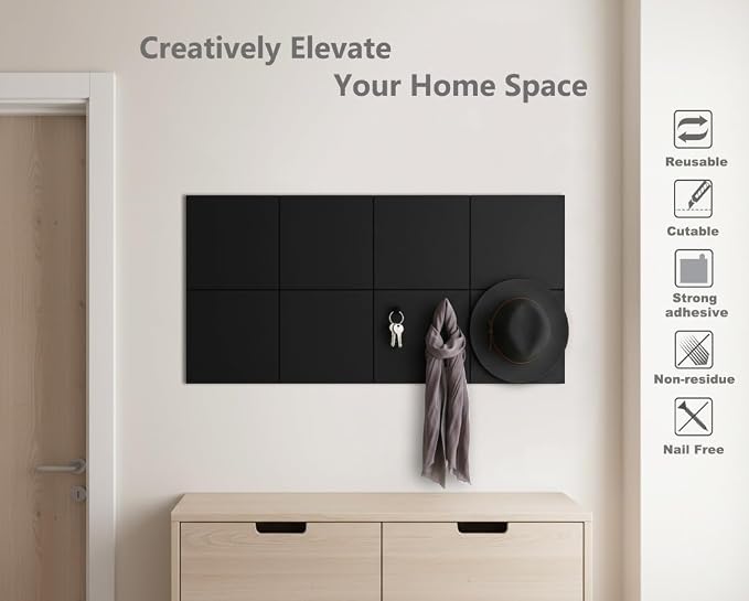 G Gamit Large Felt Wall Tiles Bulletin Board, Large Cork Board Alternative - Image 5