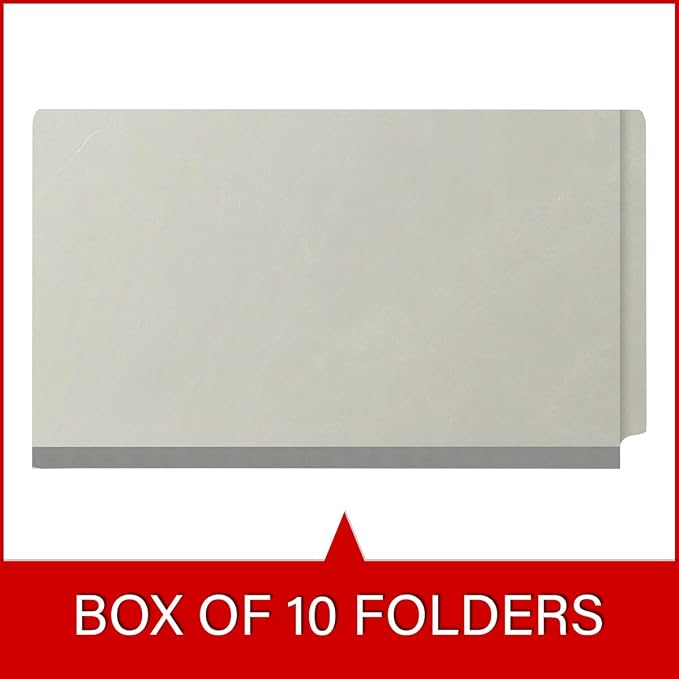 Ecom Folders Top Tab Pressboard Classification Folders | Legal Size 25 Pt Stock - Image 6