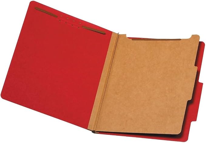 Pendaflex® Classification Folders, 1 Divider, Embedded Fasteners, 2/5 Cut Tab by TOPSProducts