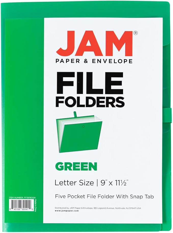 JAM PAPER Slim Expanding File Folder - Image 6