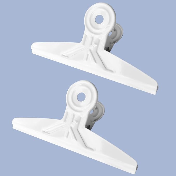 Extra Large Bulldog Clips White by Coideal