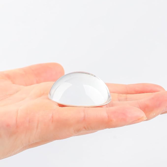 4pcs 1.6inch Crystal Dome Magnifying Paperweight, Reading Magnifier Glass Paper - Image 7