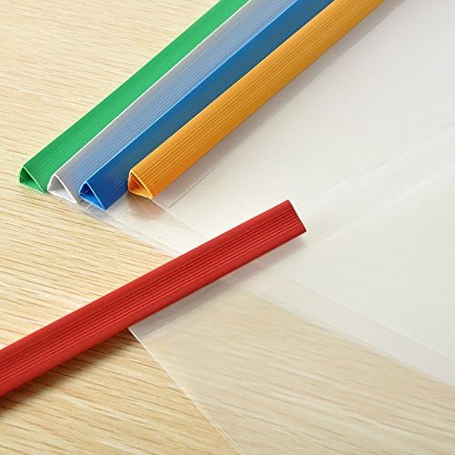 Sliding Bar Clear Report Covers, 40 Sheet Capacity, Transparent Resume - Image 6