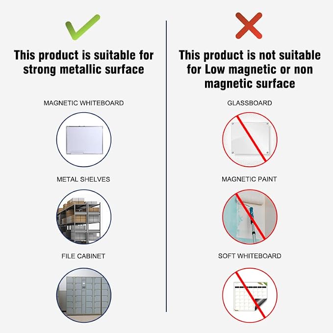 Dry Erase Magnetic Labels Large 12"x 4", Big Magnetic Labels - Image 9