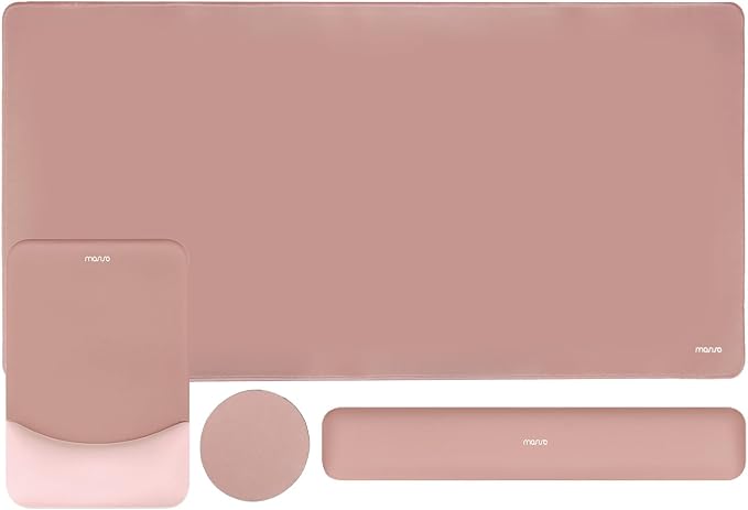 MOSISO Keyboard Mouse Pad Set, Large Gaming Mouse Pad&Rectangular Keyboard by MOSISO