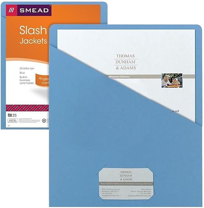 Smead Slash Jacket, Letter Size, 25 per Pack - Image 2
