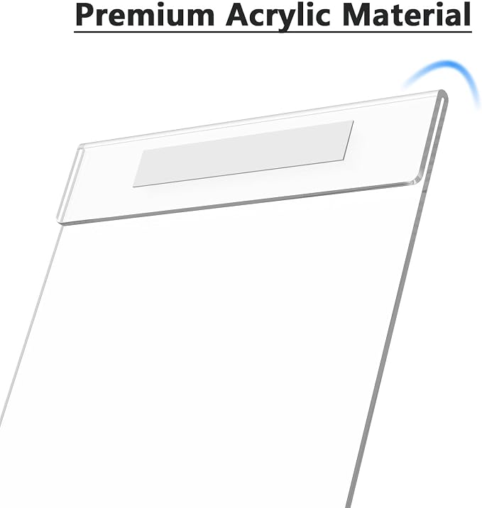 MaxGear Acrylic Sign Holder 8.5 x 11 Wall Mount - Image 5