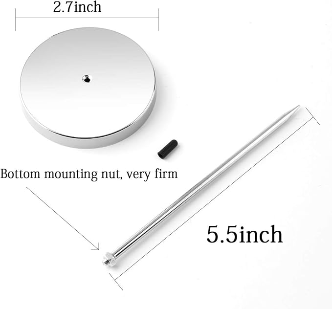 4pcs Desk Receipt Holder Bill Fork Receipt Spike Stick Silver Restaurant Check - Image 7