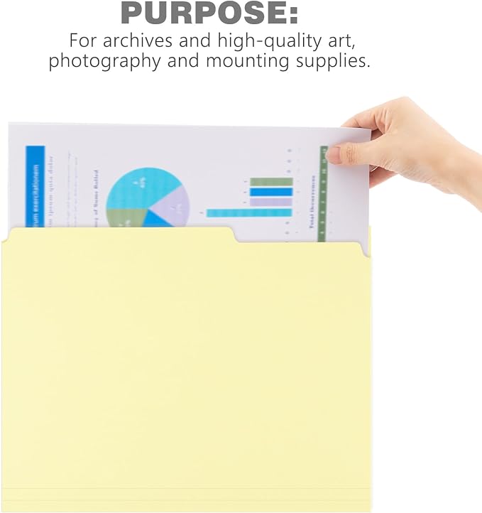 Lineco Archival Legal Size File Folders. Organize Important Documents, Photos. - Image 3